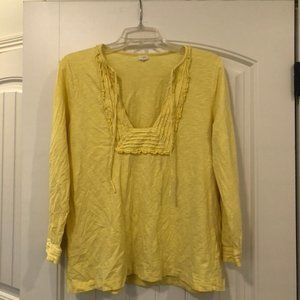 J Crew 3/4 Sleeve Top